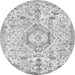 Square Persian Gray Traditional Rug, tr2981gry