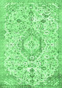 Persian Emerald Green Traditional Rug, tr2981emgrn