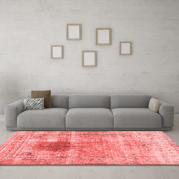 Traditional Red Washable Rugs