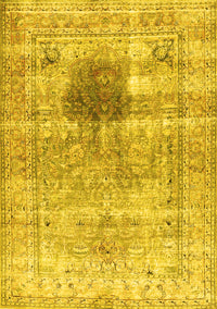Persian Yellow Traditional Rug, tr2982yw