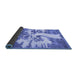 Sideview of Persian Blue Traditional Rug, tr2983blu