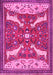 Animal Pink Traditional Rug, tr2984pnk