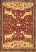 Animal Brown Traditional Rug, tr2984brn