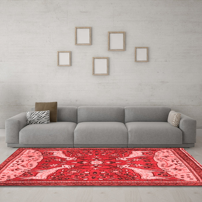 Traditional Red Washable Rugs
