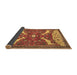 Sideview of Animal Brown Traditional Rug, tr2984brn