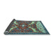 Sideview of Animal Light Blue Traditional Rug, tr2984lblu