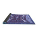 Sideview of Animal Blue Traditional Rug, tr2984blu