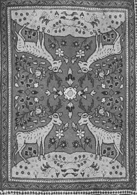 Animal Gray Traditional Rug, tr2984gry