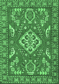 Persian Emerald Green Traditional Rug, tr2985emgrn