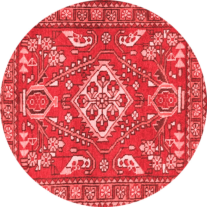 Machine Washable Persian Red Traditional Rug, wshtr2985red