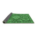 Sideview of Persian Emerald Green Traditional Rug, tr2985emgrn