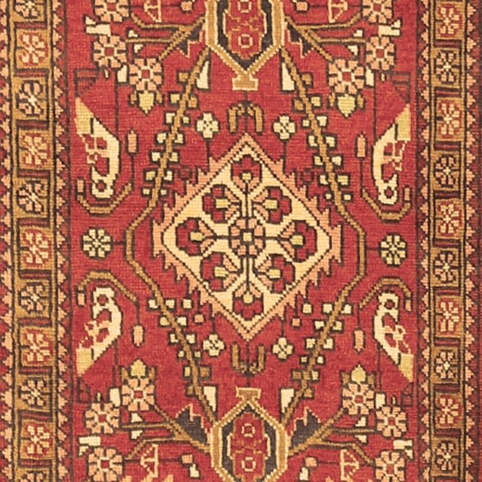 Machine Washable Persian Brown Traditional Rug, wshtr2985brn