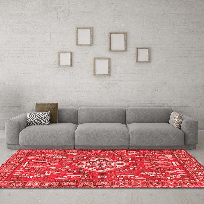 Traditional Red Washable Rugs