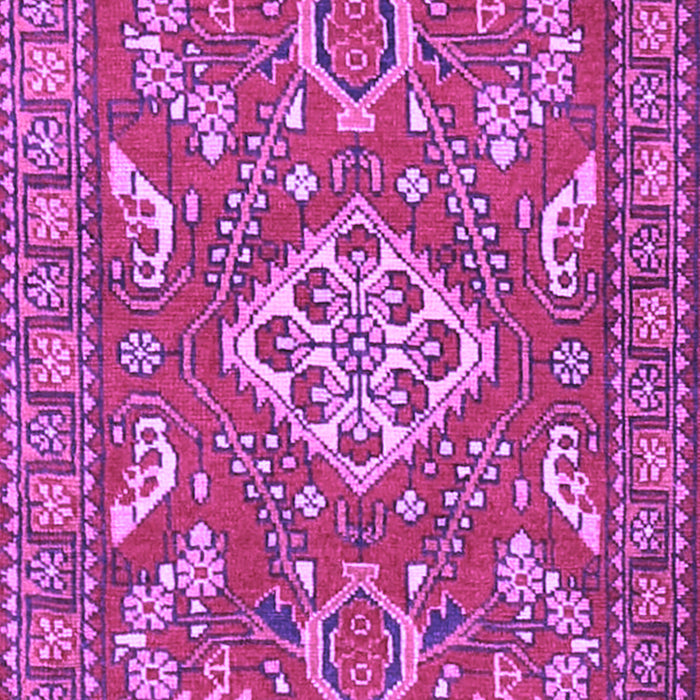 Machine Washable Persian Purple Traditional Area Rugs, wshtr2985pur