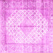 Square Persian Pink Traditional Rug, tr2986pnk