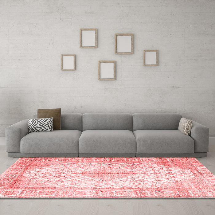 Traditional Red Washable Rugs