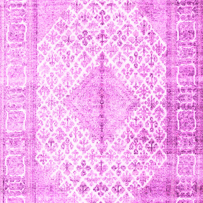 Machine Washable Persian Pink Traditional Rug, wshtr2986pnk