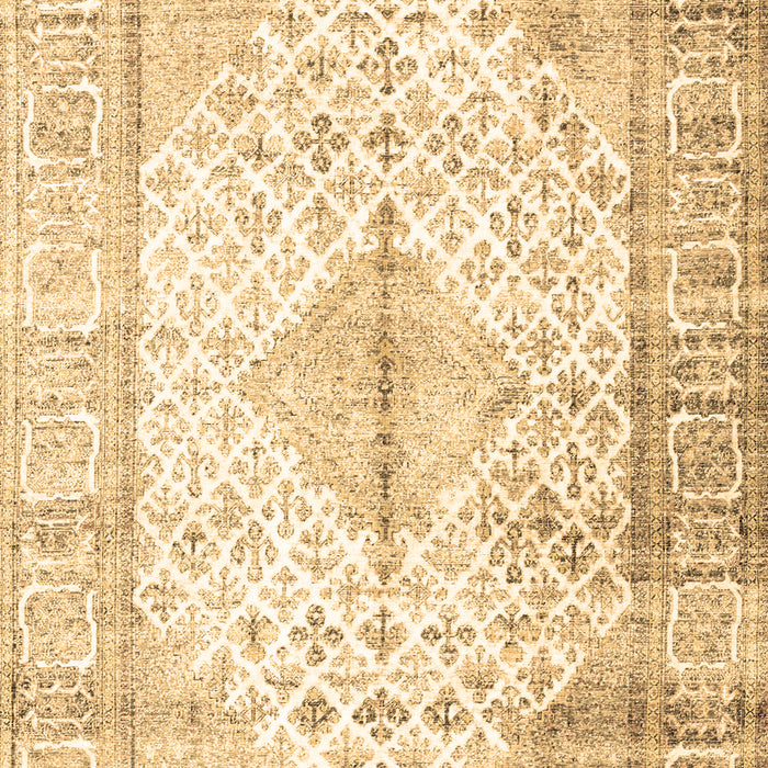 Machine Washable Persian Brown Traditional Rug, wshtr2986brn