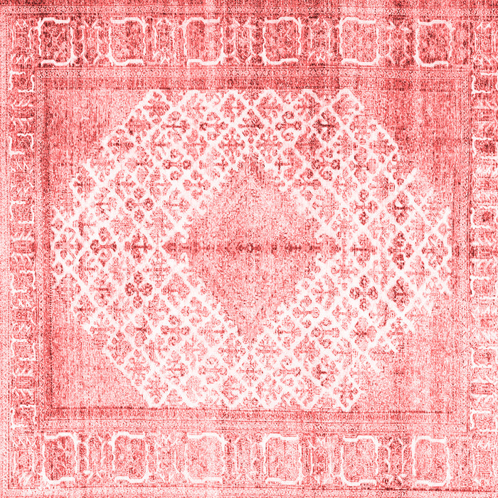 Machine Washable Persian Red Traditional Rug, wshtr2986red