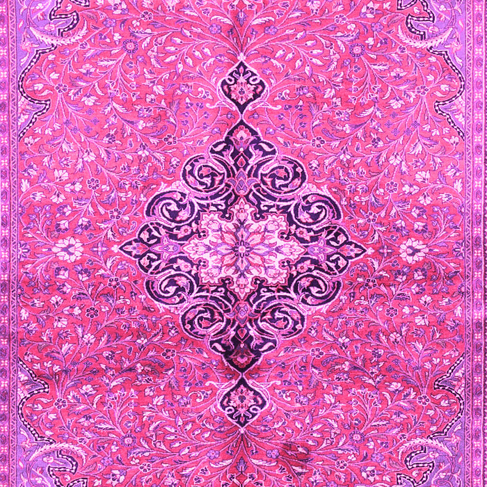 Machine Washable Persian Pink Traditional Rug, wshtr2987pnk
