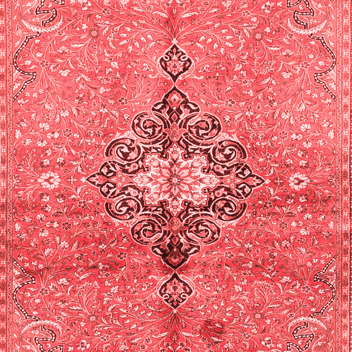 Machine Washable Persian Red Traditional Rug, wshtr2987red