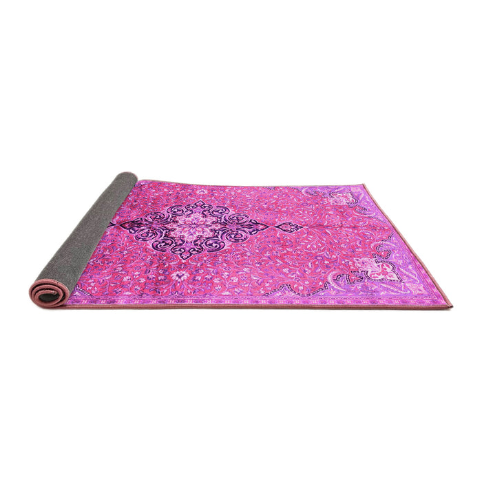 Sideview of Persian Pink Traditional Rug, tr2987pnk