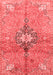 Persian Red Traditional Area Rugs