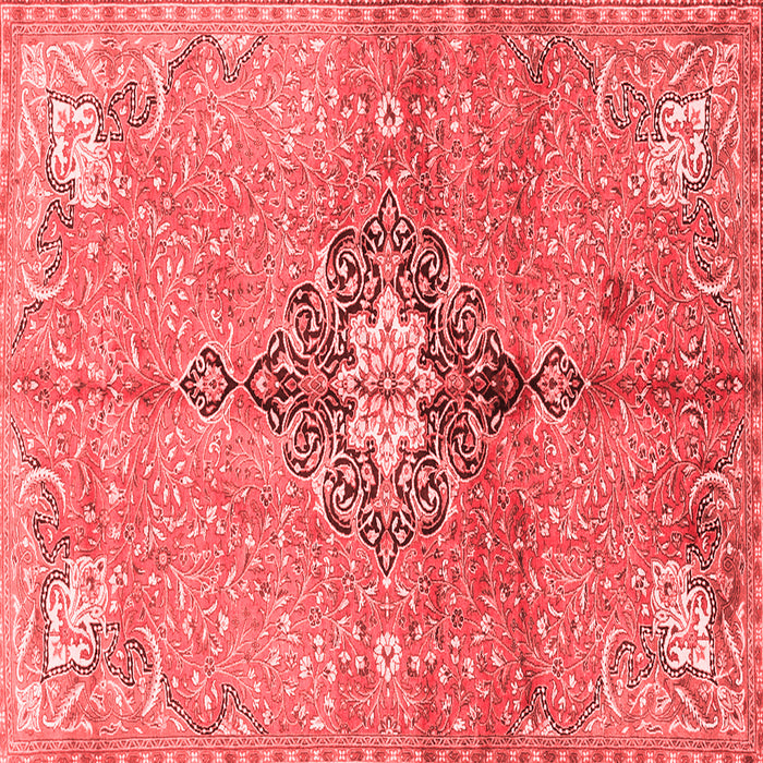 Machine Washable Persian Red Traditional Rug, wshtr2987red