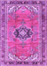 Machine Washable Persian Purple Traditional Area Rugs, wshtr2988pur