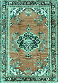 Persian Turquoise Traditional Rug, tr2988turq