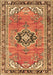 Machine Washable Persian Brown Traditional Rug, wshtr2988brn