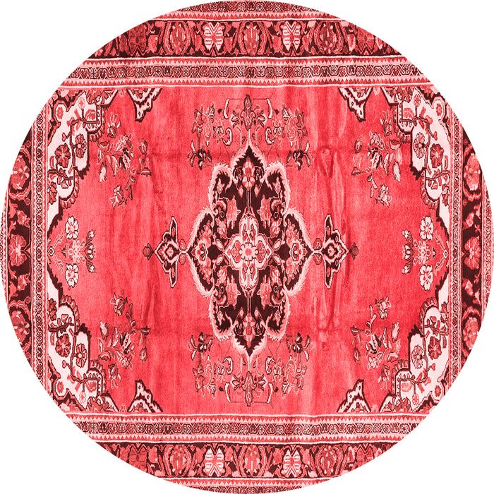Machine Washable Persian Red Traditional Rug, wshtr2988red