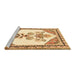 Sideview of Machine Washable Animal Brown Traditional Rug, wshtr2989brn