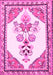 Animal Pink Traditional Rug, tr2989pnk