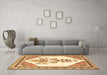 Machine Washable Animal Brown Traditional Rug in a Living Room,, wshtr2989brn