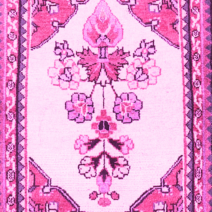 Machine Washable Animal Pink Traditional Rug, wshtr2989pnk