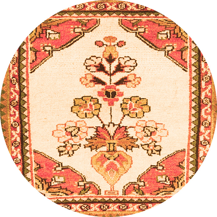 Machine Washable Animal Orange Traditional Area Rugs, wshtr2989org