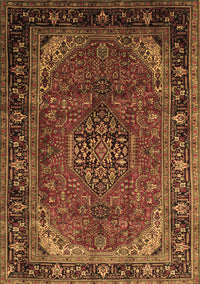 Persian Brown Traditional Rug, tr298brn