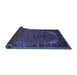 Sideview of Persian Blue Traditional Rug, tr298blu