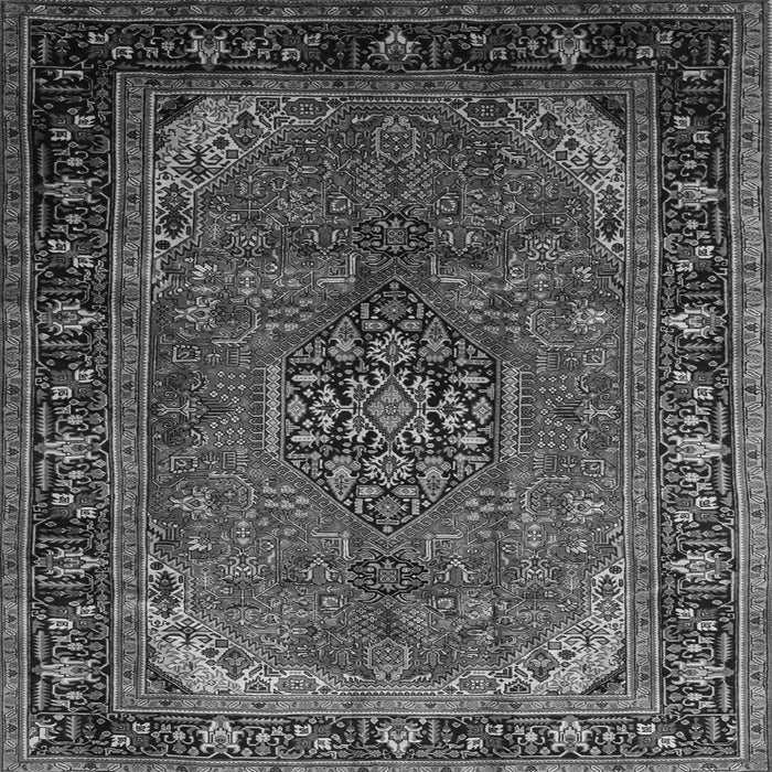 Serging Thickness of Persian Gray Traditional Rug, tr298gry