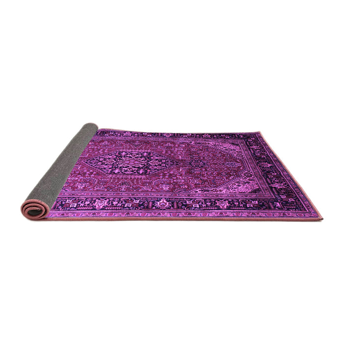 Sideview of Persian Purple Traditional Rug, tr298pur