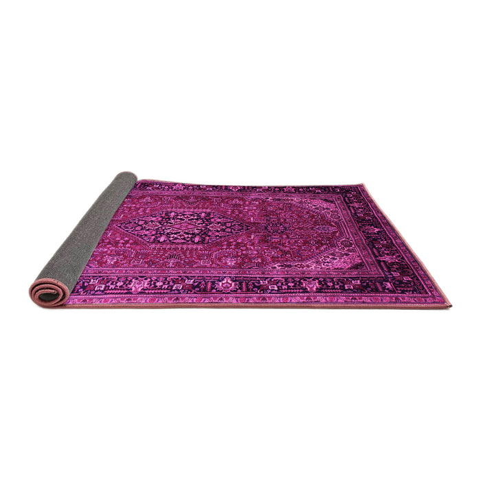 Sideview of Persian Pink Traditional Rug, tr298pnk