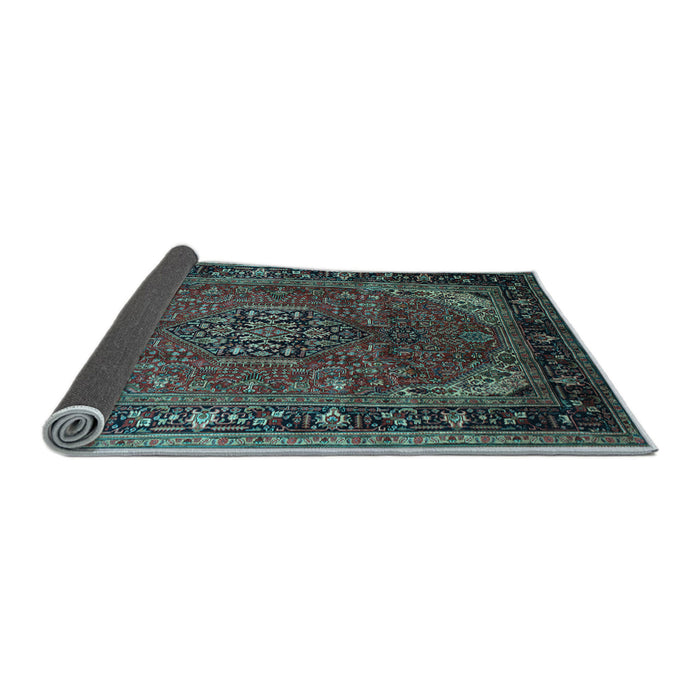 Sideview of Persian Light Blue Traditional Rug, tr298lblu