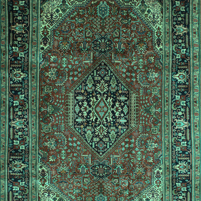 Persian Turquoise Traditional Rug, tr298turq