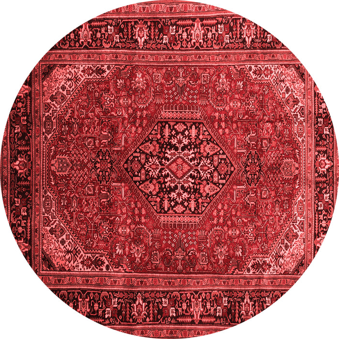 Machine Washable Persian Red Traditional Rug, wshtr298red