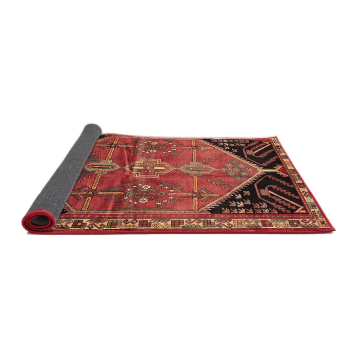 Sideview of Traditional Red Persian Rug, tr299