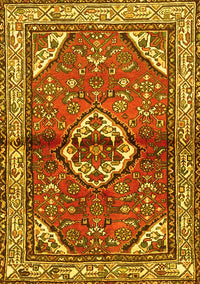 Persian Yellow Traditional Rug, tr2990yw