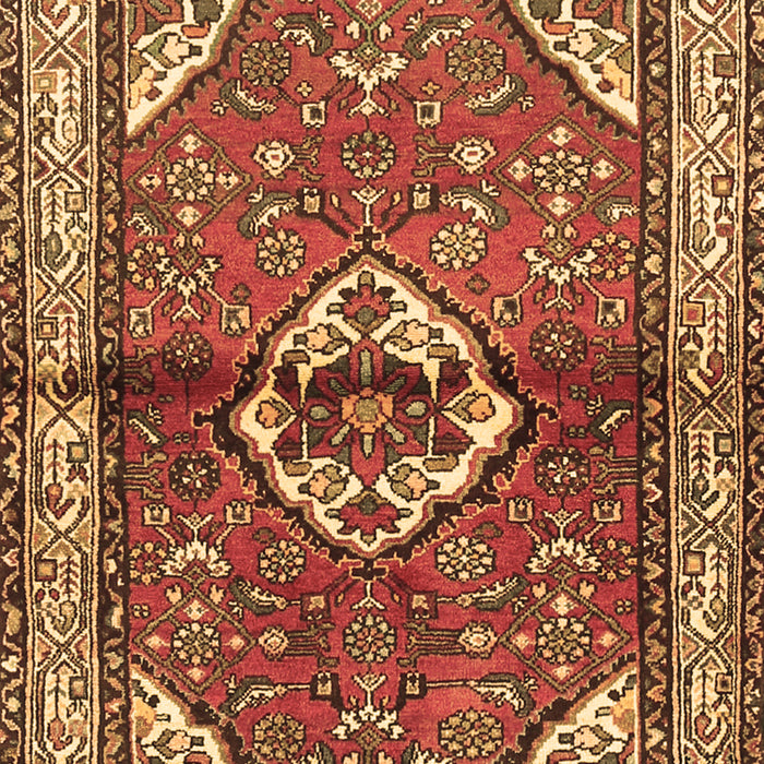 Machine Washable Persian Brown Traditional Rug, wshtr2990brn