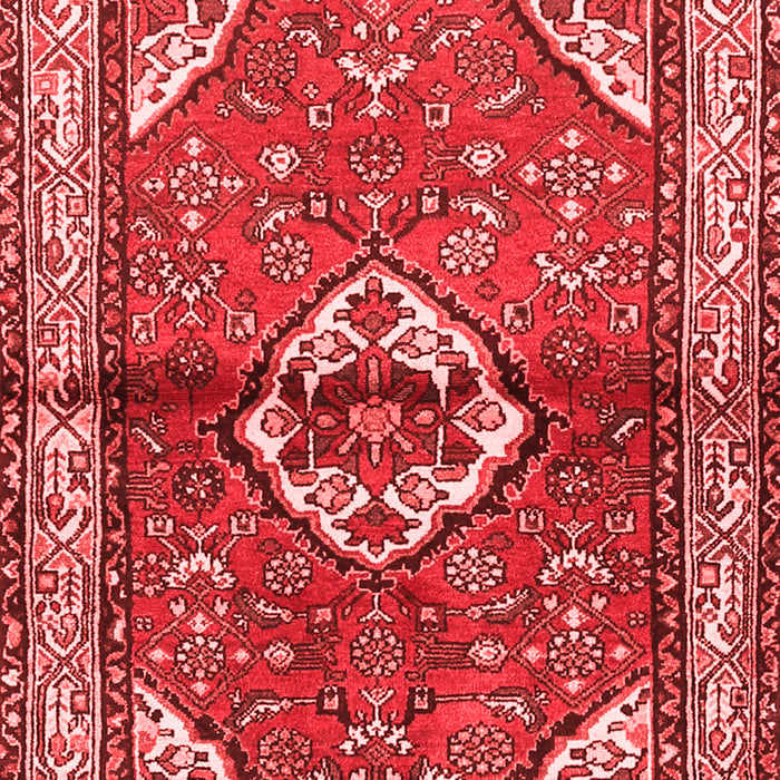 Machine Washable Persian Red Traditional Rug, wshtr2990red