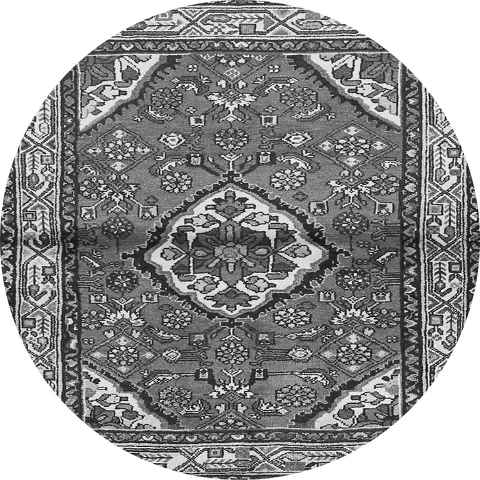 Square Persian Gray Traditional Rug, tr2990gry